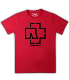 Rammstein лого на красной